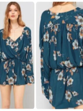 Free People TUSCAN DREAMS TUNIC SIZE LARGE